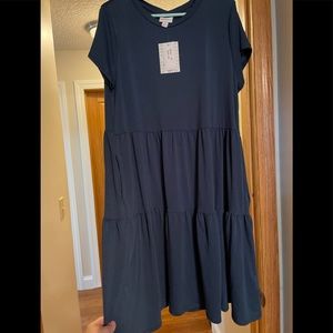 NWT Ariel Lularoe Dress in Peacock Blue !